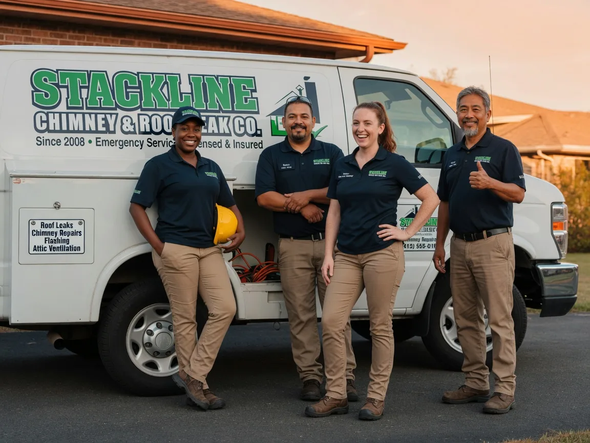 Chimney flashing repair company in Tyrone, GA